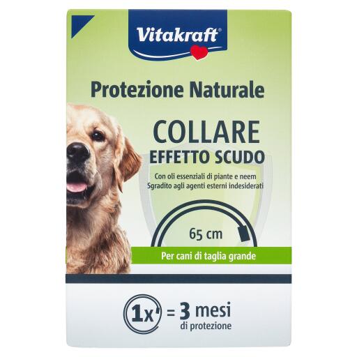 Collare naturale antiparassitario per cani misura L Vitakraft
