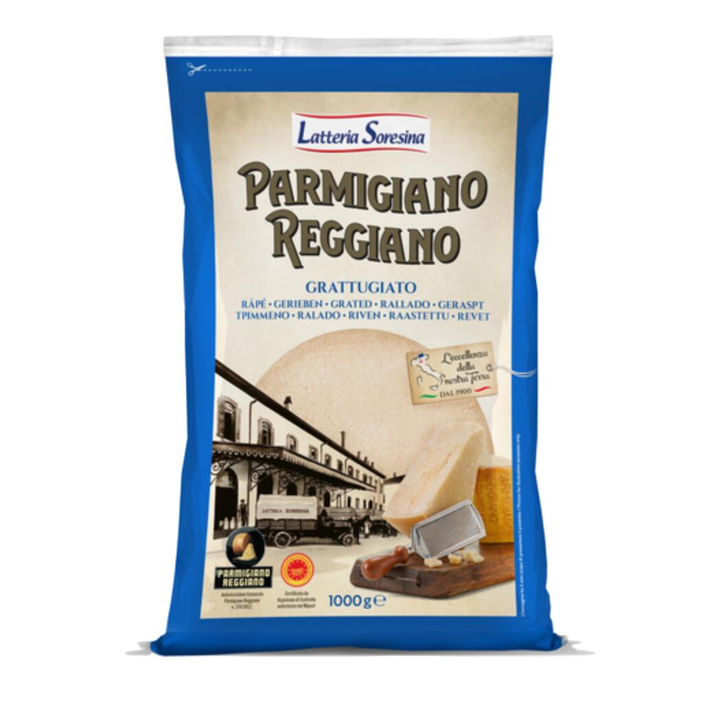 Parmigiano Reggiano Dop grattugiato 1kg Soresina