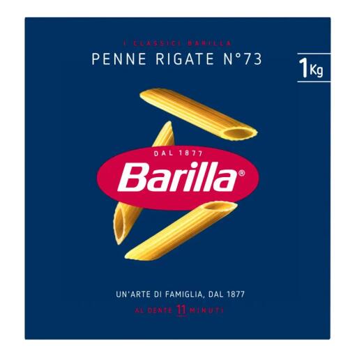 Penne Rigate pasta di semola di grano duro 1Kg n°73 Barilla