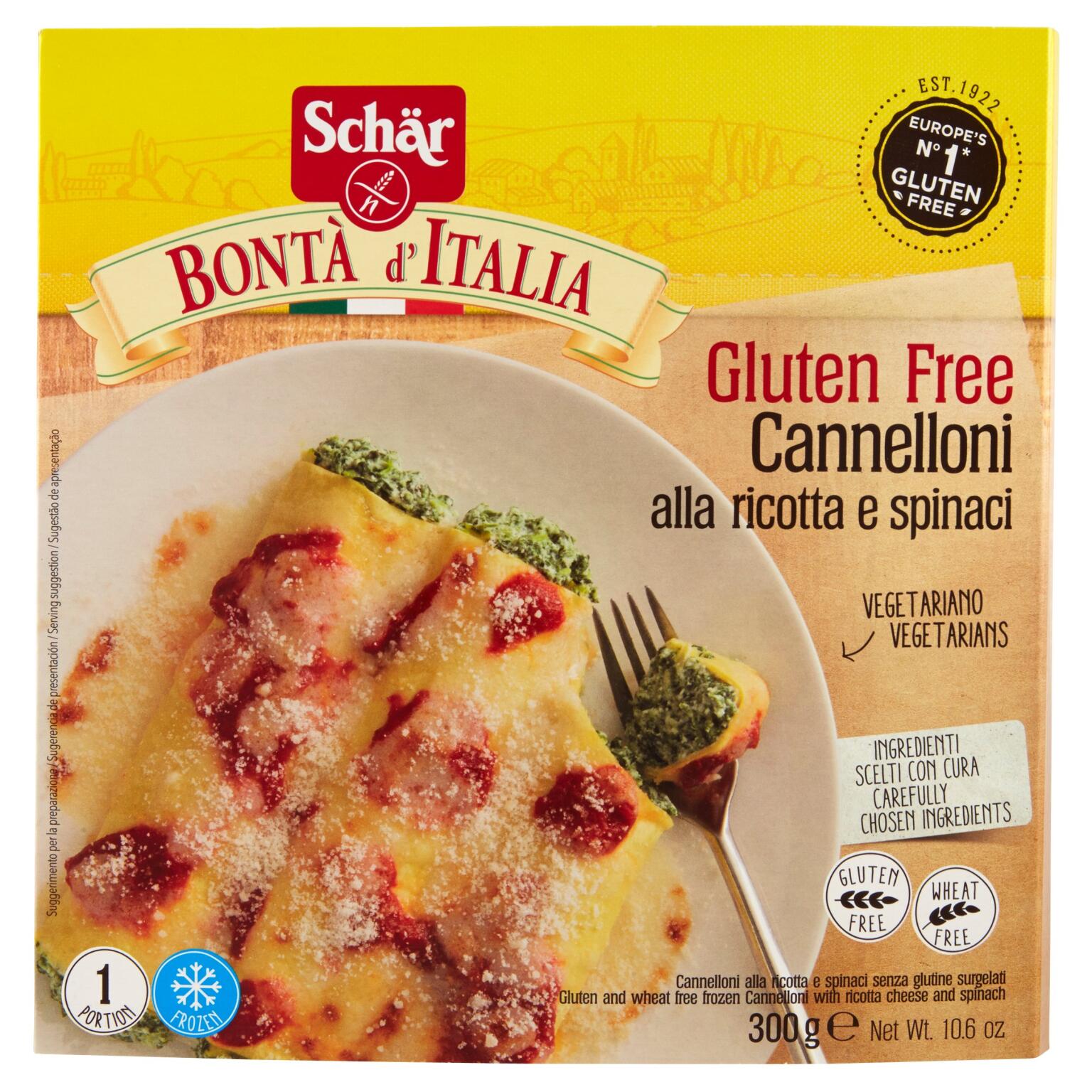 Cannelloni alla Ricotta & Spinaci 300g Dr.Schar