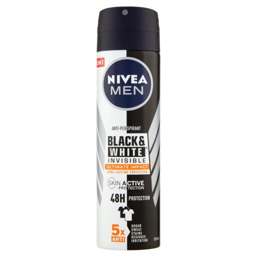 Deo spray black&white man ultimate 150ml Nivea