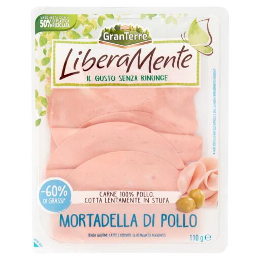 Mortadella di pollo affettata Liberamente 110g Casa Modena senza glutine