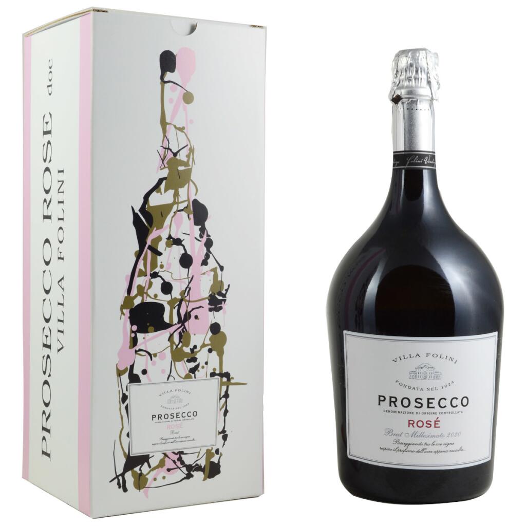 Magnum Astucciato Prosecco Rosè Spumante 1,5l Villa Folini