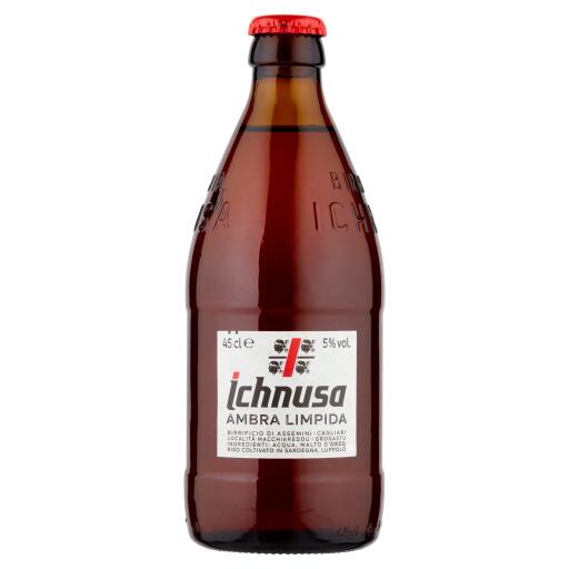Birra Ichnusa ambra limpida 45cl