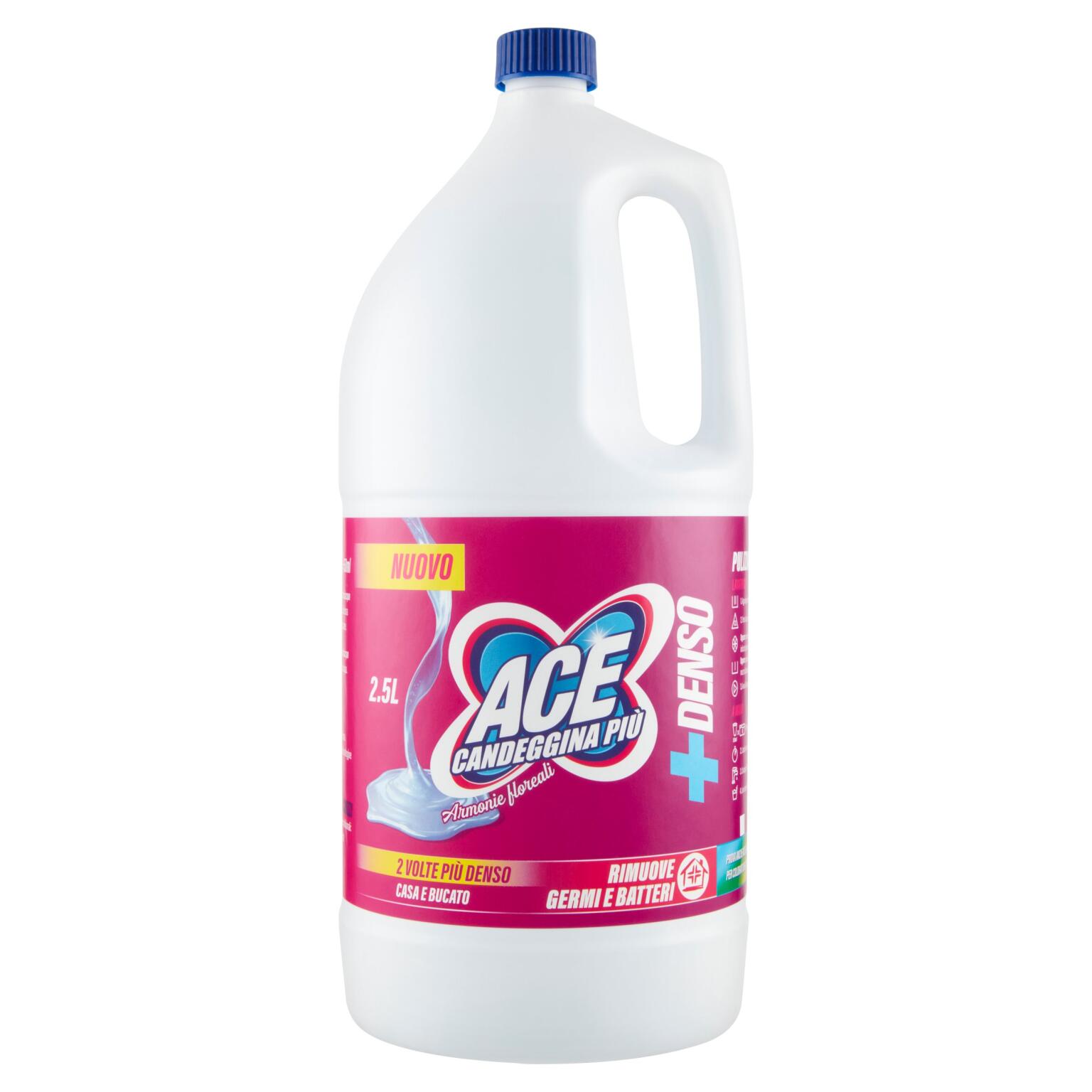 Ace candeggina più denso profumo 2,5 l.