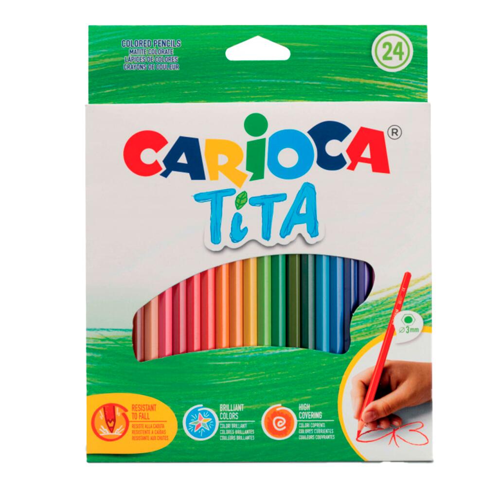 24 Matite colorate Tita Carioca