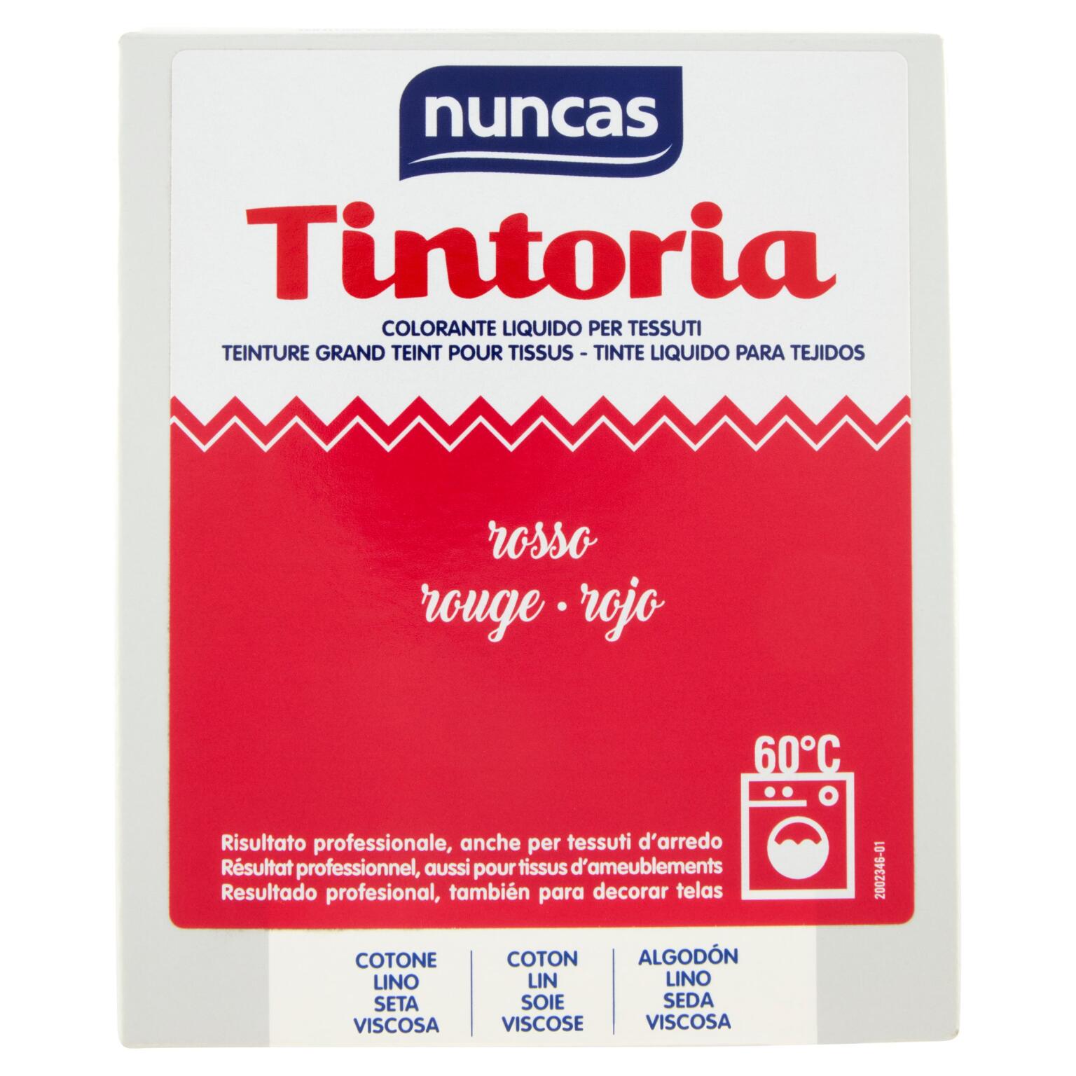 Tintoria colore rosso Nuncas