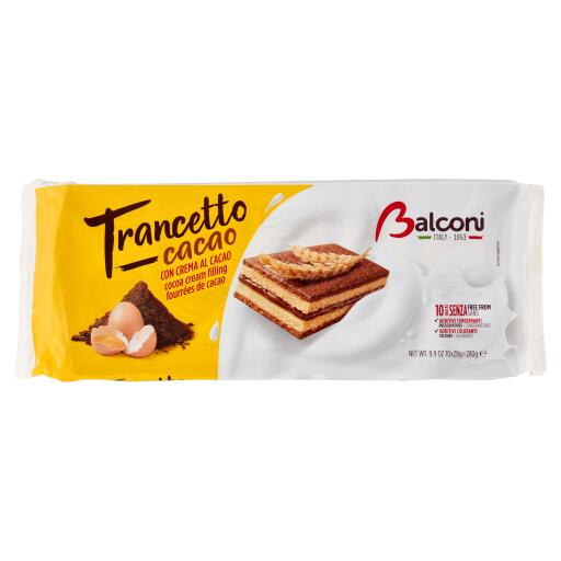 Trancetto al cacao conf. 10 pezzi  280g Balconi