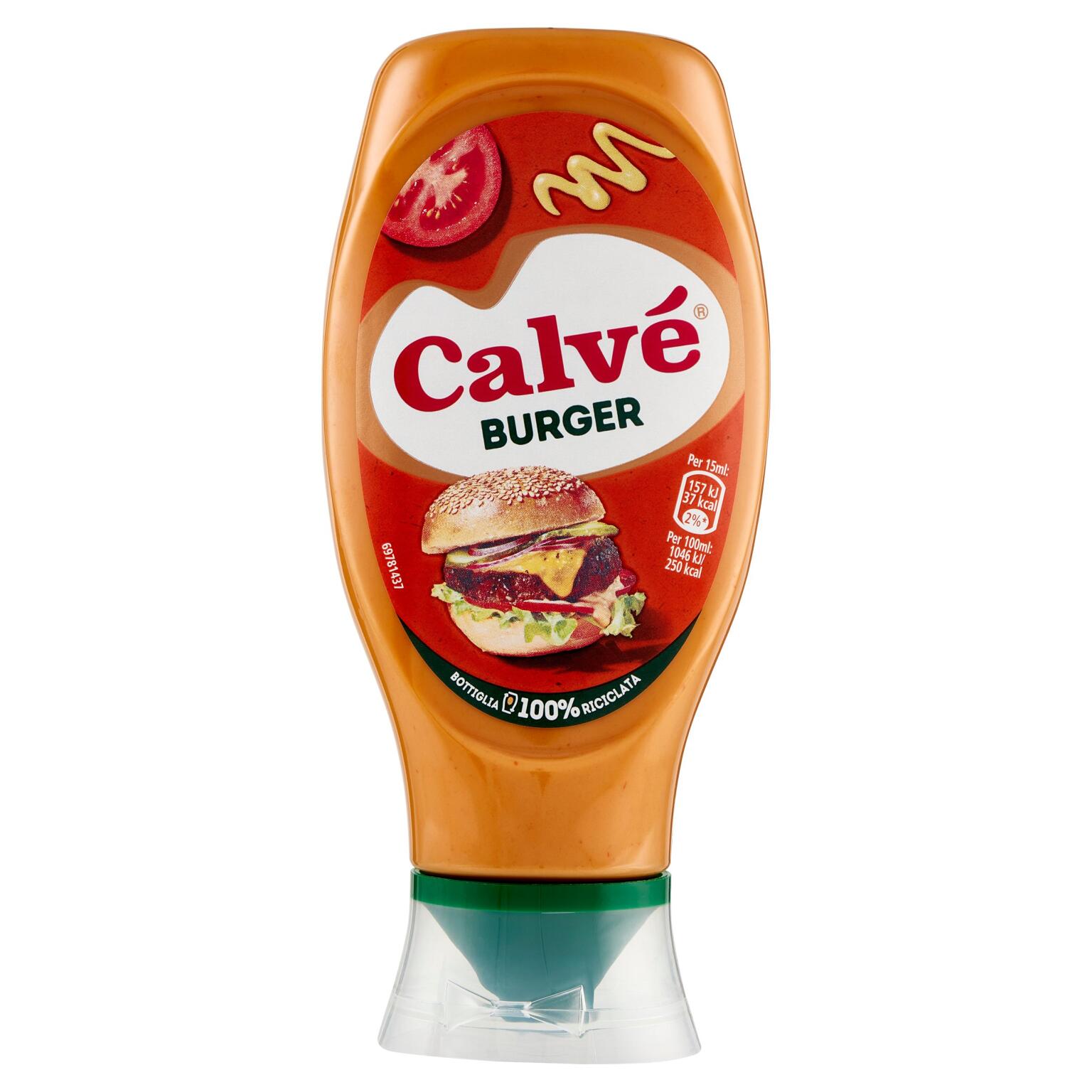 Salsa Burger Calvè 430ml Top Down