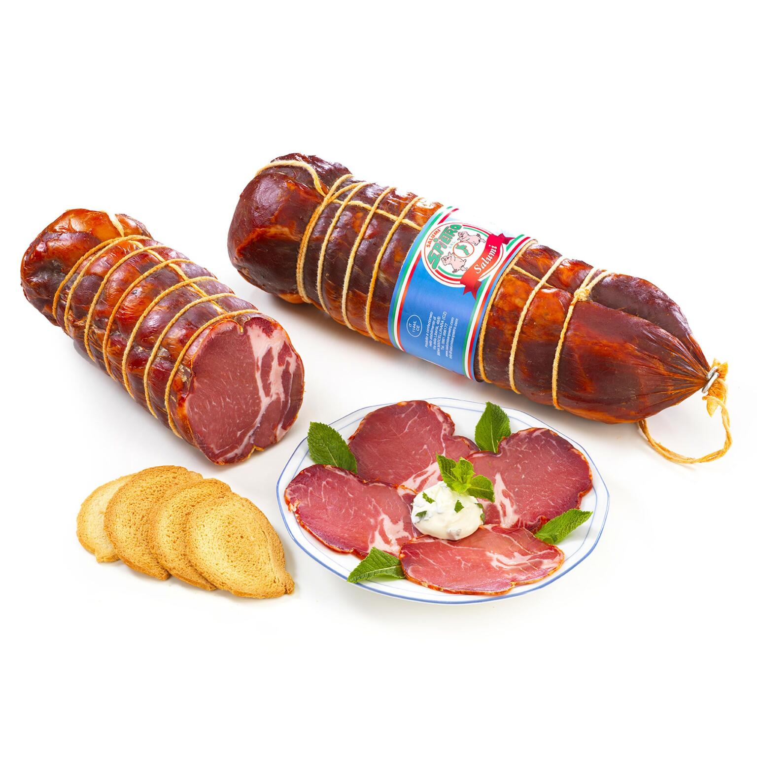 Capocollo calabrese piccante intero Sanpietro