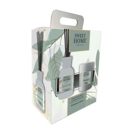 Profumatore per Ambiente con candela Monnlight Garden Sweet Home