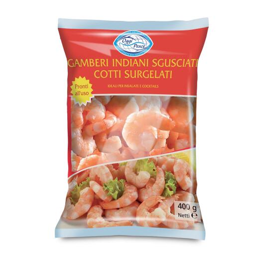 Gamberetti Sgusciati 100/200 400g Oggi Pesce
