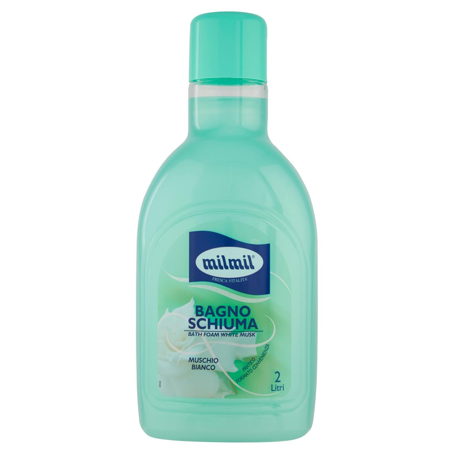 Bagnoschiuma muschio bianco 2l Mil Mil