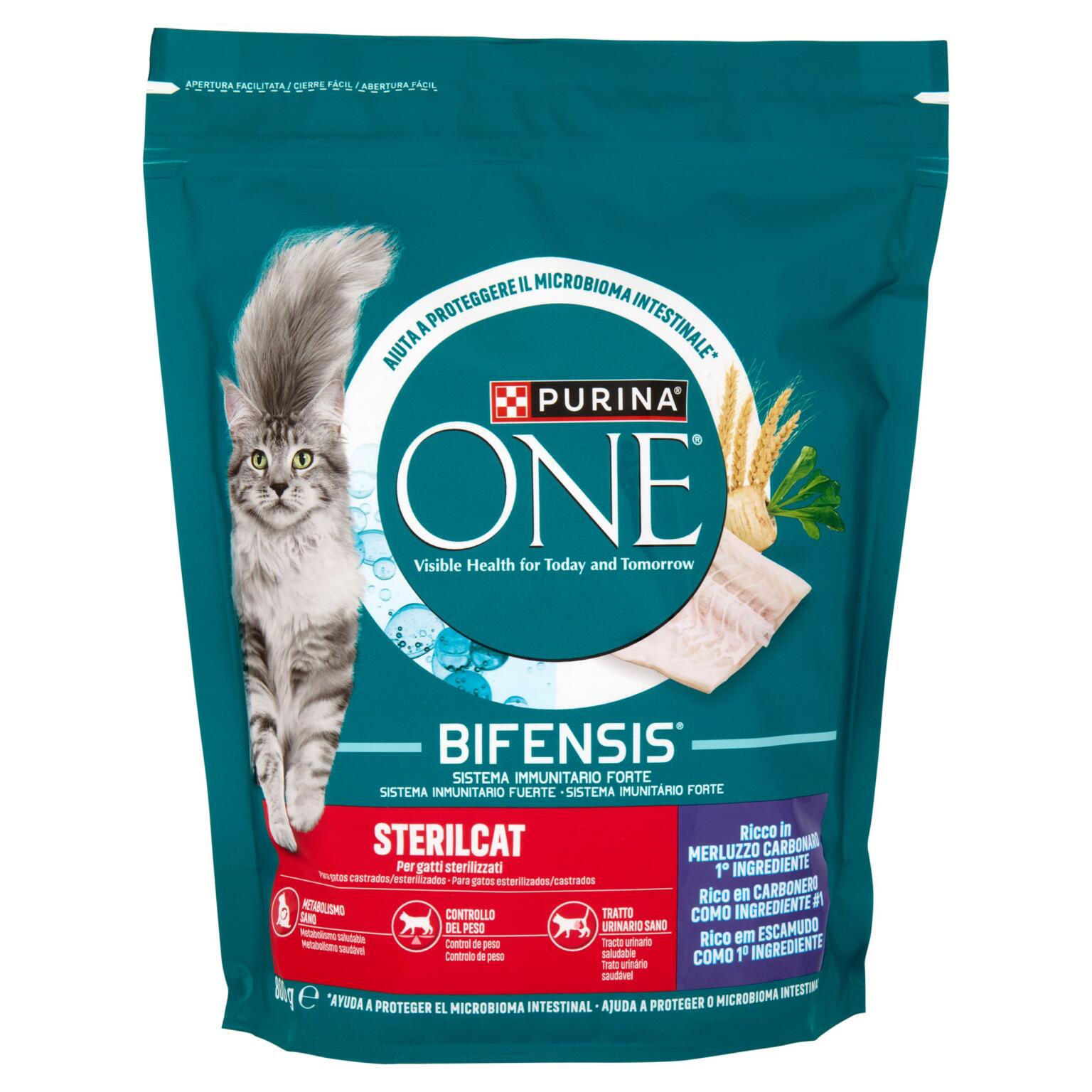 Purina one bifensis Sterilcat da 800g Merluzzo