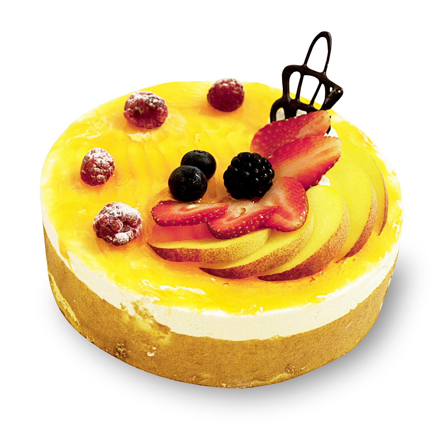 Torta bavarese pesca