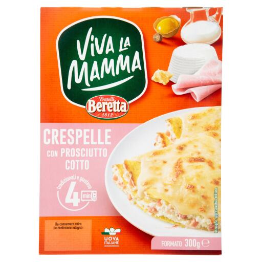 Crespelle al prosciutto cotto 300g Viva la mamma