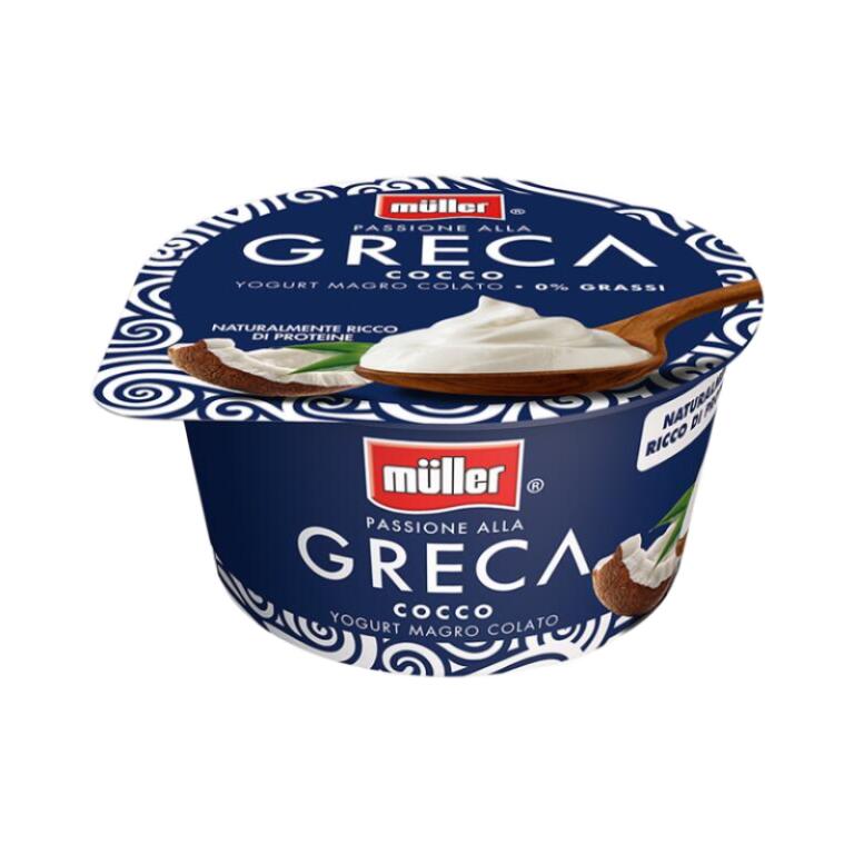 Yogurt Muller passione alla greca 0% grassi al Cocco 150g