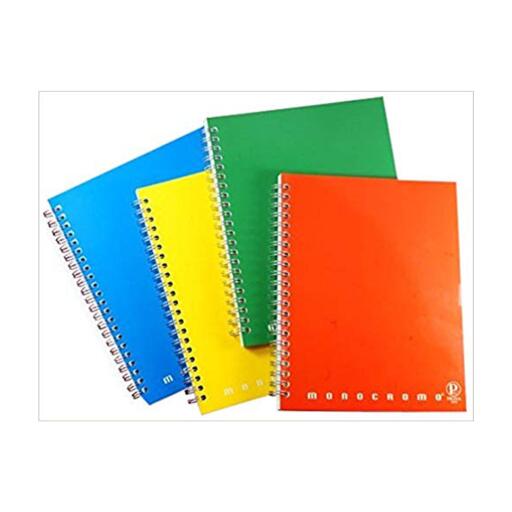 Quaderno spiralato A4 monocromo 4mm 70f