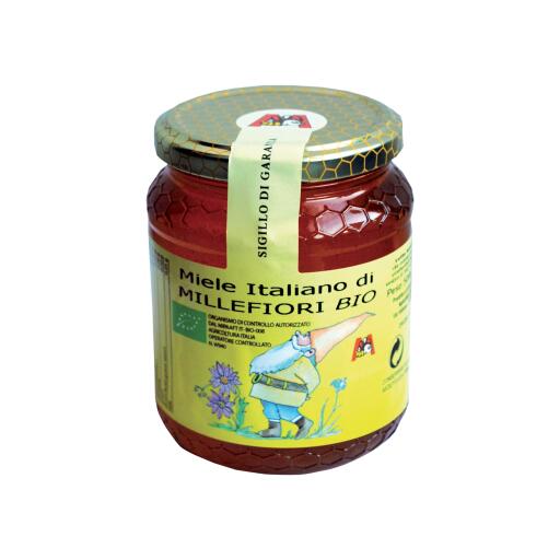 Miele millefiori biologico 500g italiano Apicoltura Re.Da.