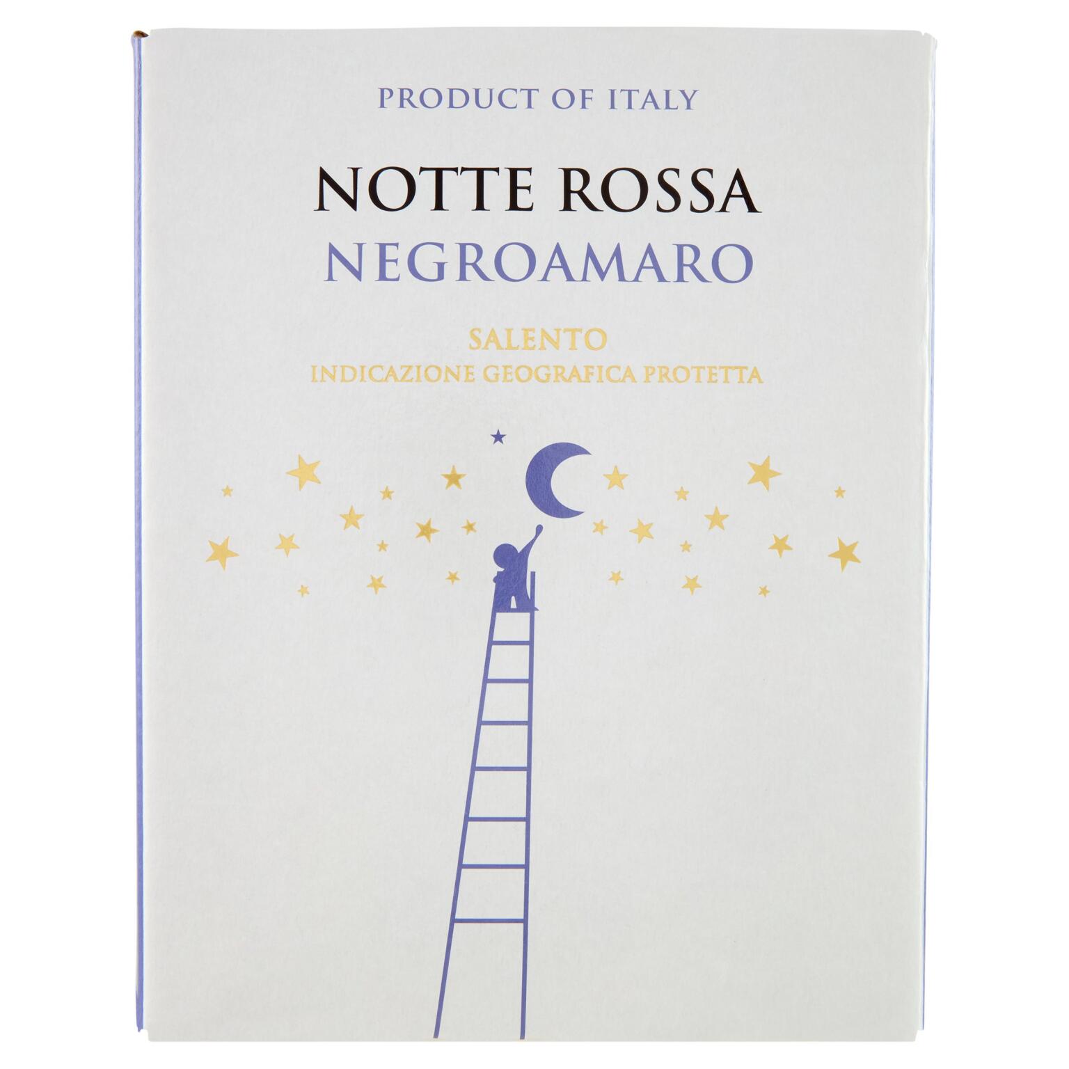 Negroamaro salento igp 3l bag Notte Rossa