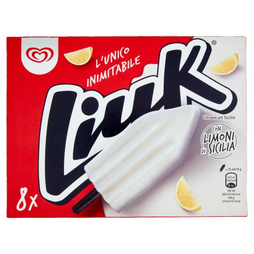 Liuk limone 8 pezzi 632g Algida