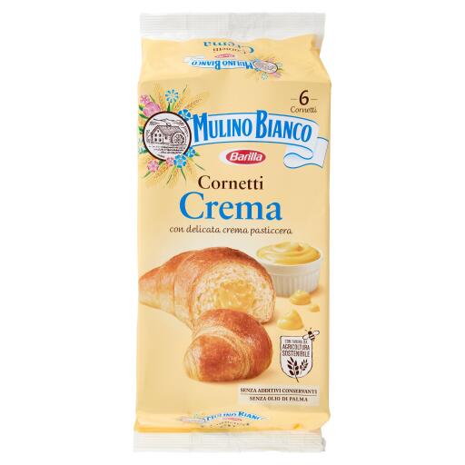 Cornetti alla crema 6 pezzi 300g Mulino Bianco