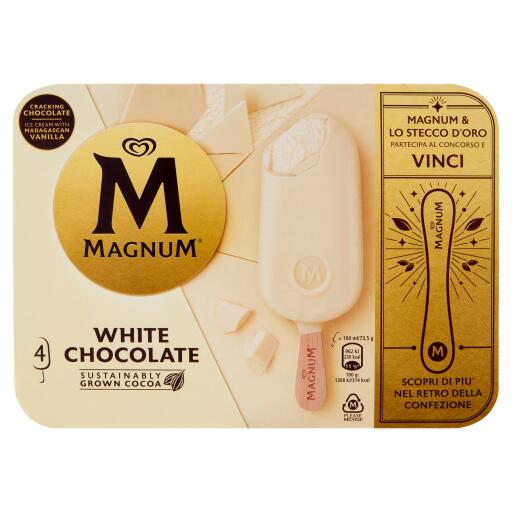 4 magnum bianco 294g Algida