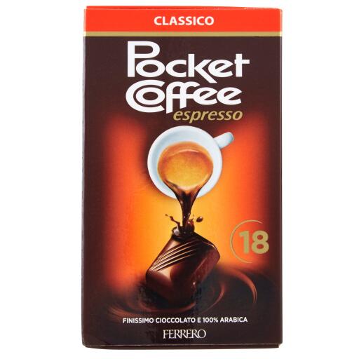 Pocket Coffee espresso 100% Arabica 18pezzi Ferrero