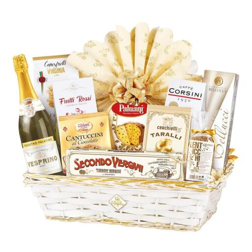 Cesto Natalizio 11 pezzi Matilde Re Regalo