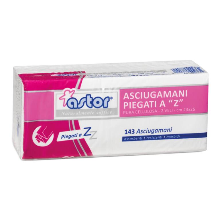 Asciugamani A'Z? 23x25cm 2Veli 143pz Astor