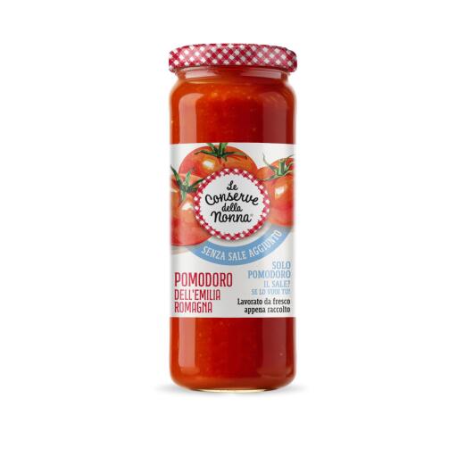Passata di pomodoro dell'Emilia Romagna senza sale 420g Le conserve della nonna
