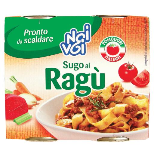 Ragù di carne in barattolo 2x180g Noi&Voi