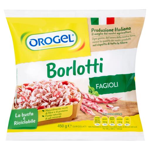 Fagioli Borlotti 450g Orogel