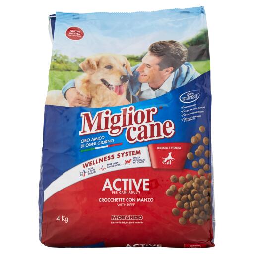 Migliorcane crocchette alla carne 4Kg Morando