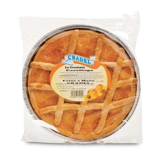 Crostata casalinga albicocca 300g Cradel