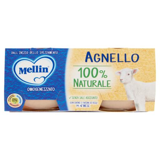 Omogeneizzato Agnello 2x80 Mellin