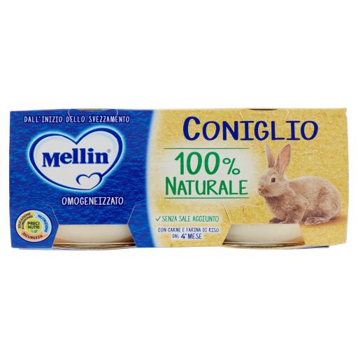 Omogeneizzato Coniglio 2x80g Mellin