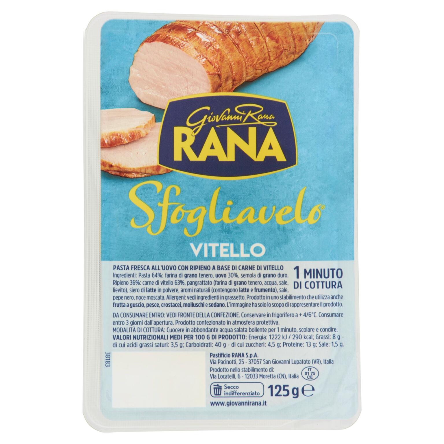Sfogliavelo vitello 125g Giovanni Rana