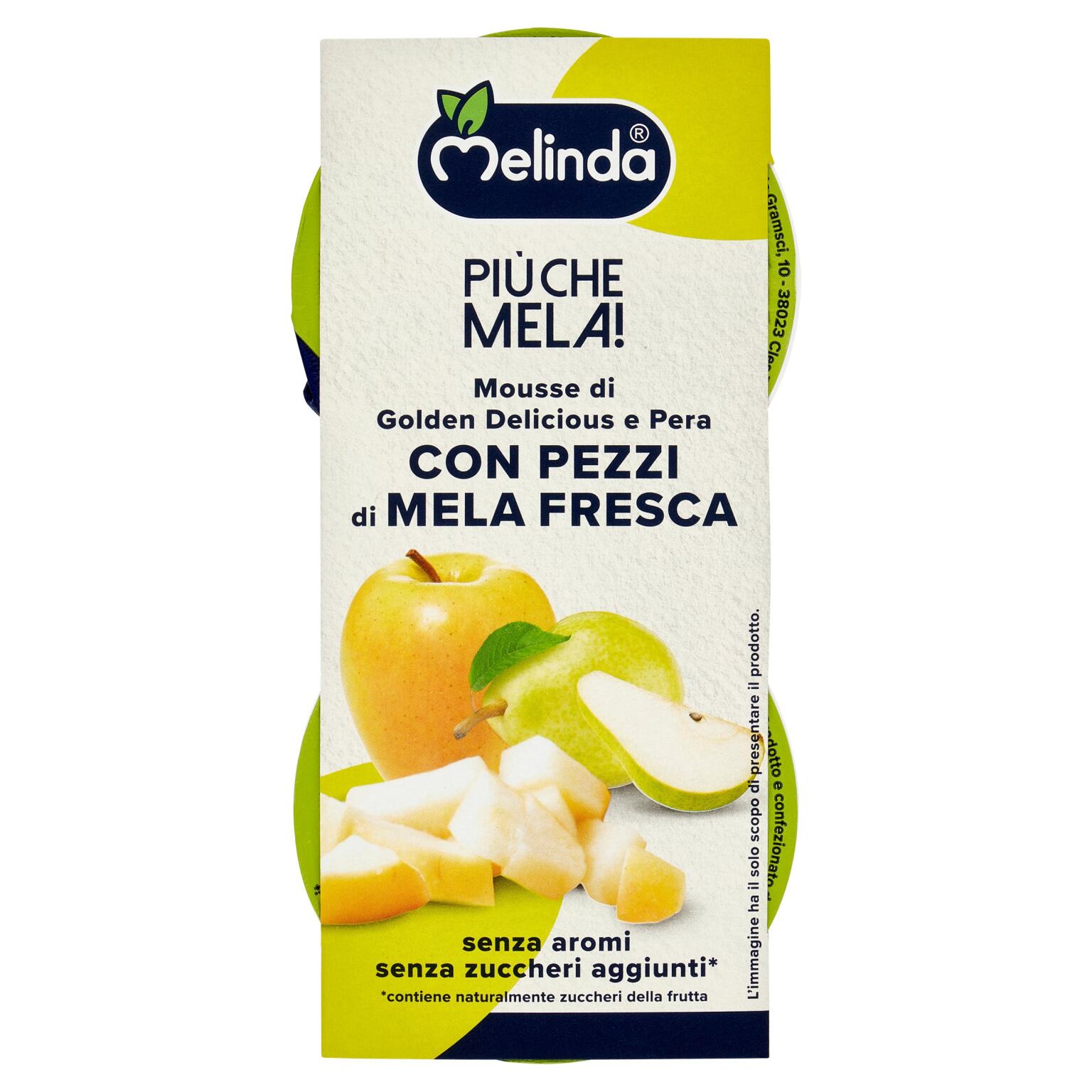 Più che mela mela, pera 2x100g Melinda