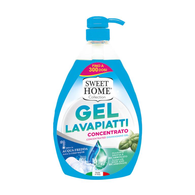 Gel piatti 1 l salvia e bicarbonato, Sweet home