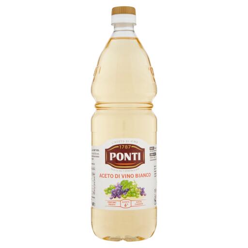 Aceto di vino bianco 1 litro pet Ponti