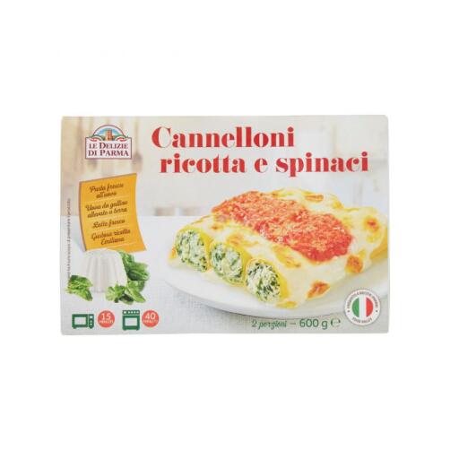 Cannelloni ricotta e spinaci 600g Le Delizie di Parma