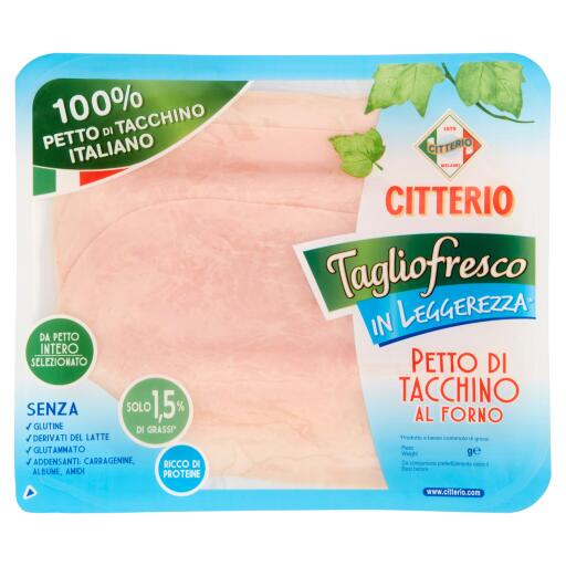 Tacchino al forno taglio fresco 90g Citterio