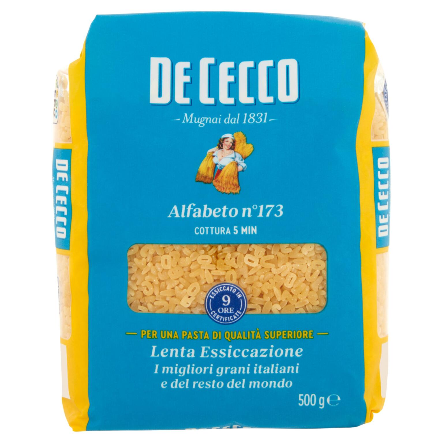 Pastina di semola di grano duro alfabeto 500g De Cecco