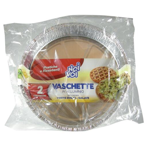 Contenitori senza coperchio 2 pezzi vaschetta per torte dolci e salate Noi&Voi
