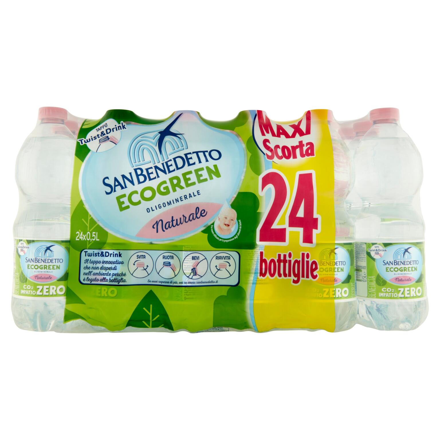 Acqua San Benedetto Naturale cl50x24 Ecogreen