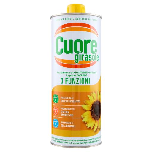 Olio di semi di girasole 3 Funzioni 1lt Cuore