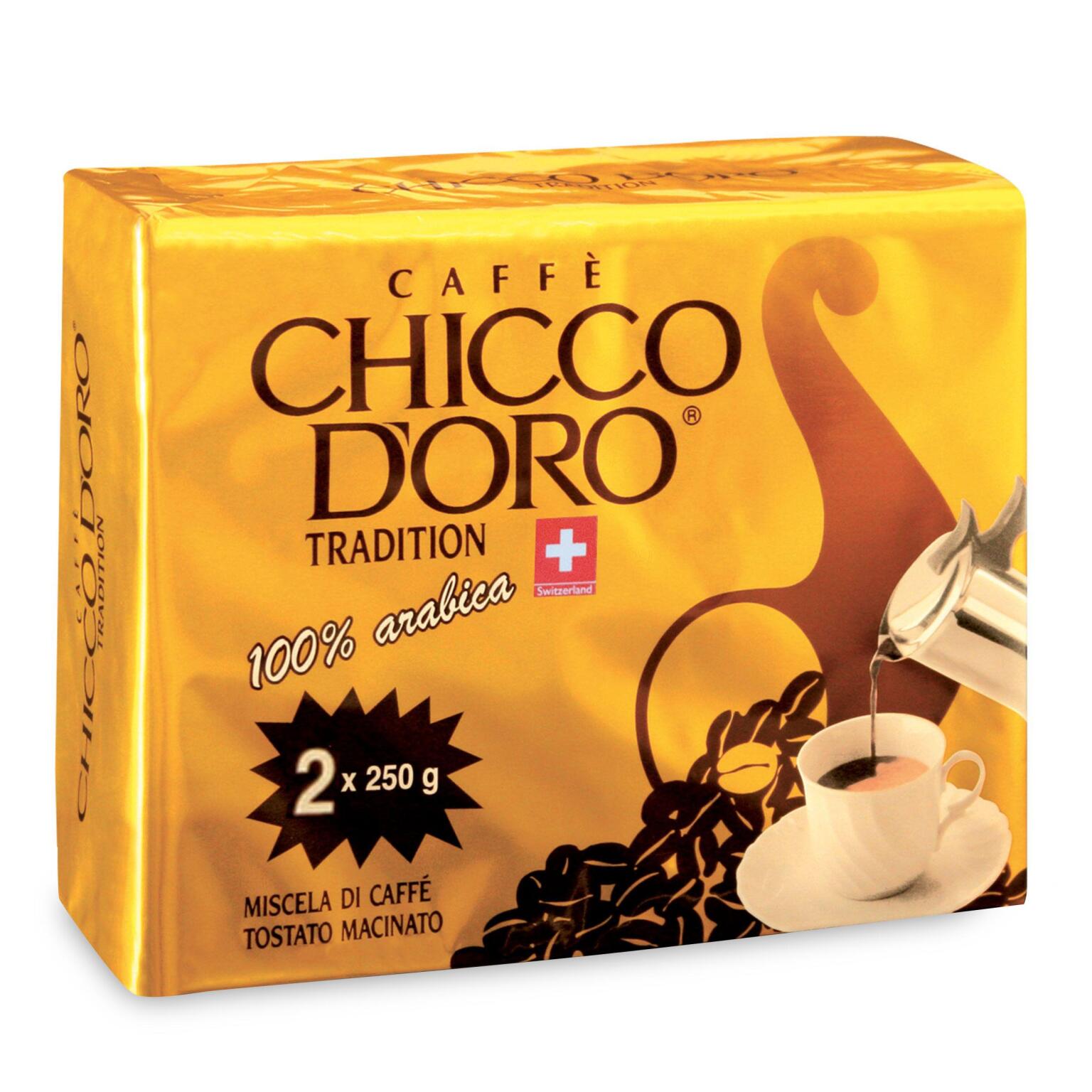 Caffè Chicco D'Oro Tradition 100% Arabica 2x250g
