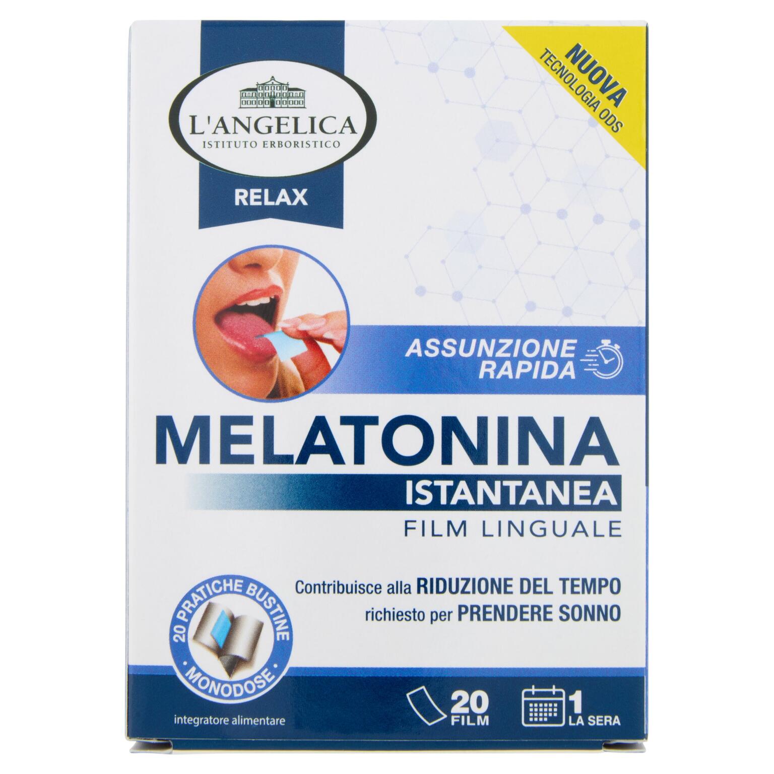 Melatonina instantanea 20strips L'angelica