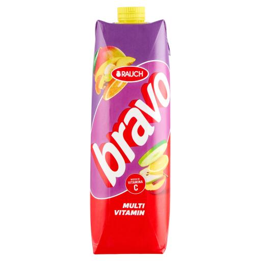 Succo Multivitaminico in Brick 1lt Bravo Rauch
